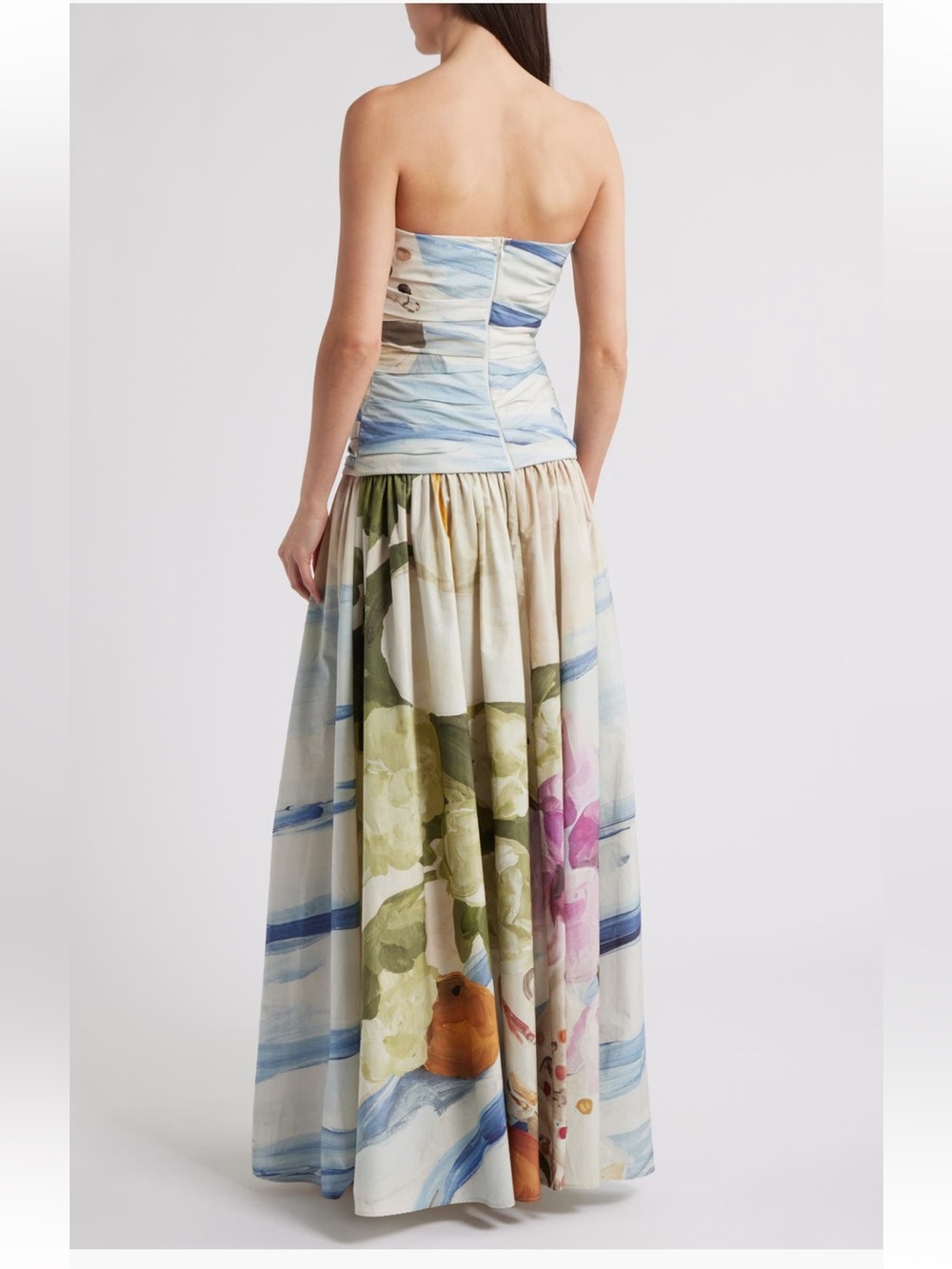 Acler Nershall Print Strapless Gown NWT - Picture 2 of 5